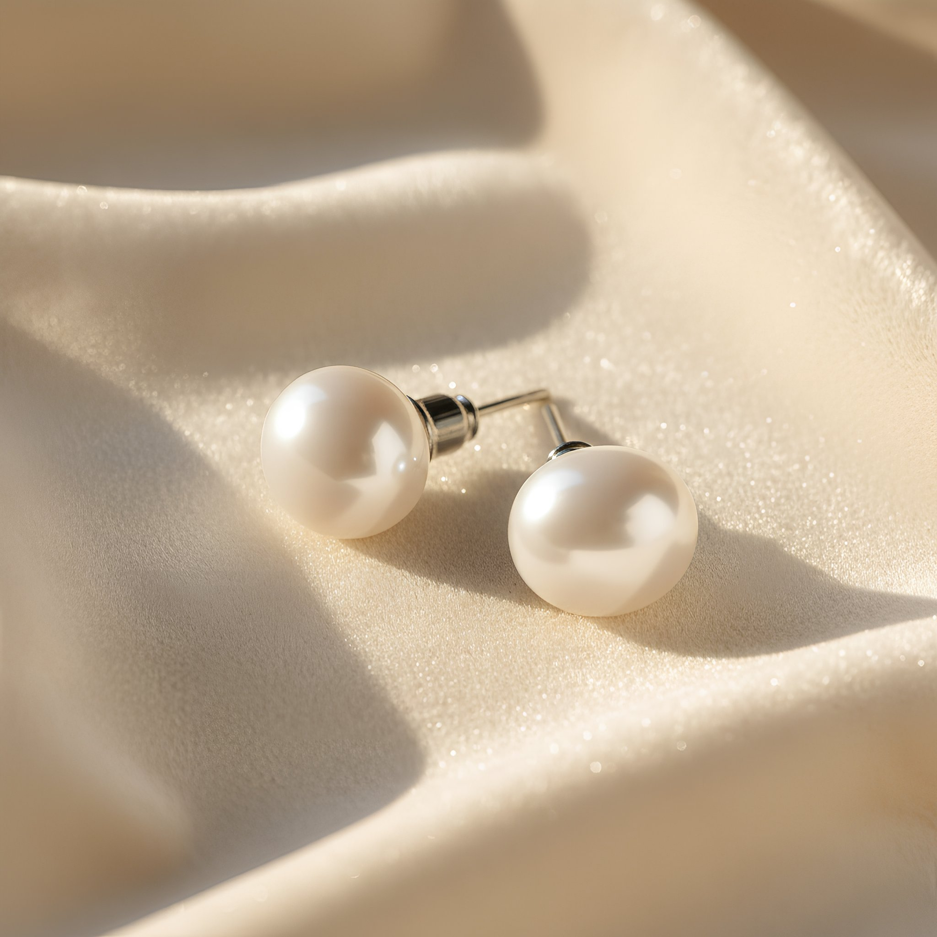 Everyday Pearl Stud Earrings – Multicolor Artificial Jewelry